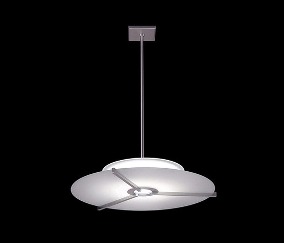 Lazer Round Pendant | Suspended lights | The American Glass Light Company