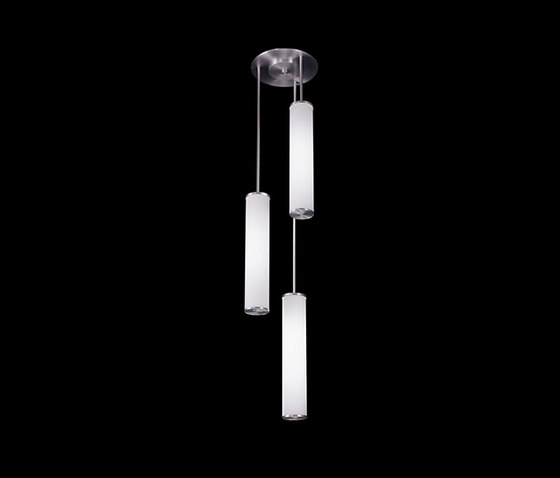 Scarab 5" Lantern Triple Chandelier | Kronleuchter | The American Glass Light Company