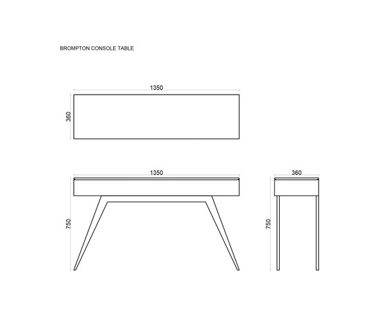 Firth Console Table | Console tables | Ivar London