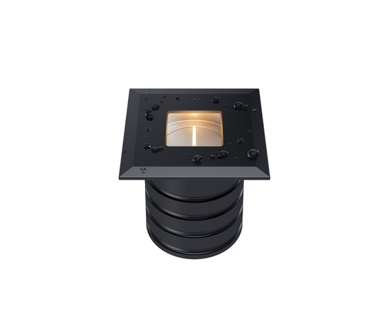 L324 | black anodized | Recessed wall lights | MP Lighting