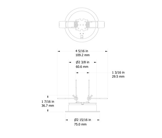 L506-L66 | black | Lampade per mobili | MP Lighting