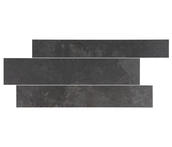 Stonework ardesia nera muretto | Ceramic tiles | Ceramiche Supergres