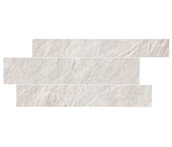 Stonework quarzite bianca muretto | Ceramic tiles | Ceramiche Supergres