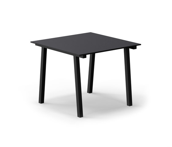 Mornington Table A with Black Compact Panel Top | Mesas comedor | VUUE