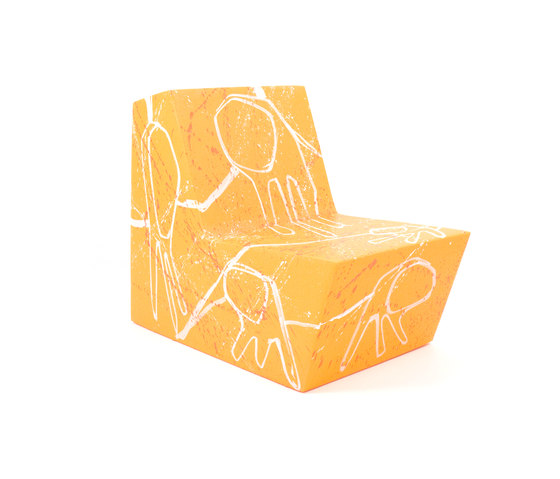 Primary Solo screen print | Armchairs | Quinze & Milan