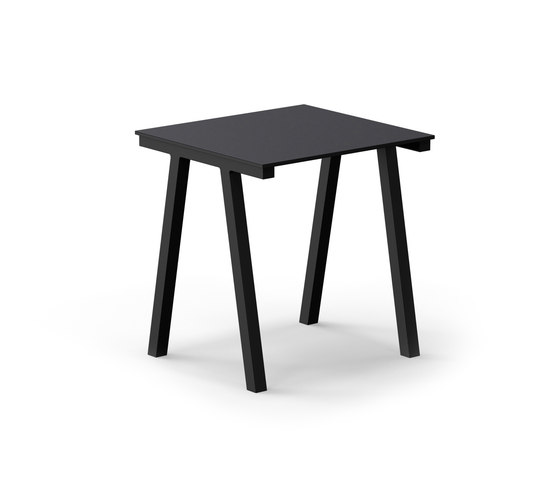 Mornington Table D with Black Compact Panel Top | Dining tables | VUUE