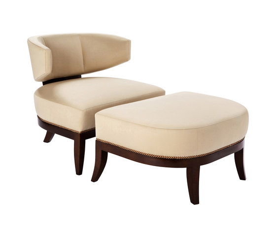 Mulholland Chair and Ottoman | Fauteuils | Powell & Bonnell