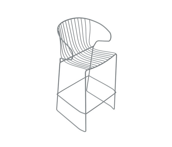 Bolonia Barstool | Light Grey | Bar stools | iSimar