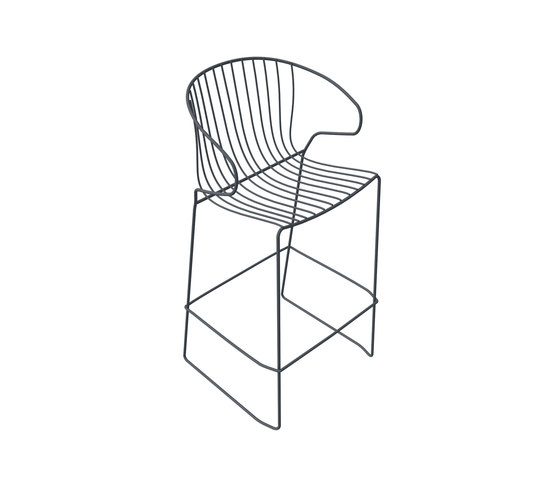 Bolonia Barstool | Anthracite Grey | Bar stools | iSimar