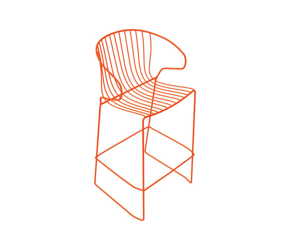Bolonia Barstool | Orange Vitamin | Bar stools | iSimar