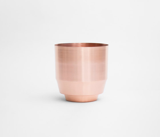 Indoor Spun Planter 8" | Copper | Plant pots | Yield