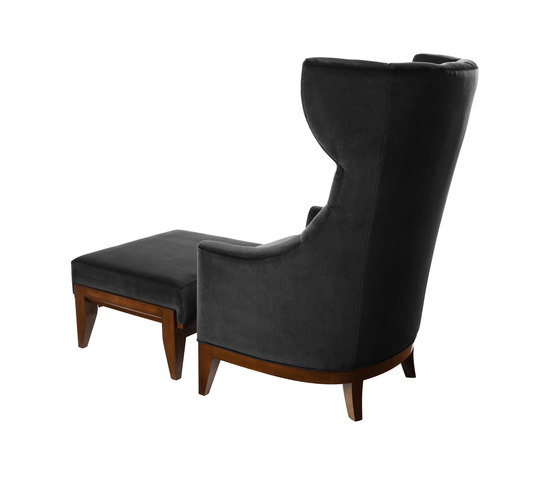 Kudu Chair and Ottoman | Poltrone | Powell & Bonnell