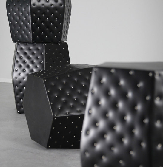 Black Leather Jacket Table | Tavolini alti | Pfeifer Studio