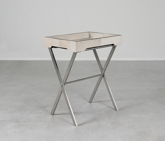 Gramercy Cowhide Tray Table | Side tables | Pfeifer Studio