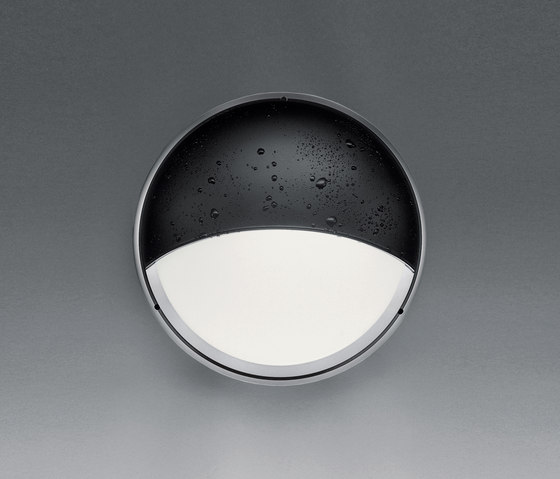 Pantarei 190 Half-light screen silver grey | Outdoor wall lights | Artemide Architectural