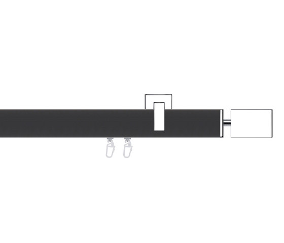 Tecdor rectangular rails 40x15 mm | Nota | Wall fixed systems | Büsche