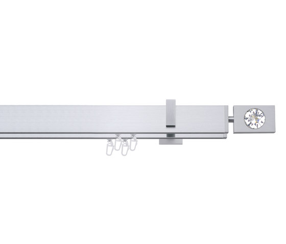 Tecdor rectangular rails 40x15 mm | Amro | Systèmes de fixations murales | Büsche