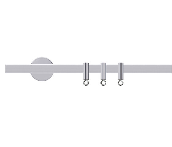 Tecdor T-section rails 25x25 mm | T-Section without deco. plate | Herrajes de pared | Büsche