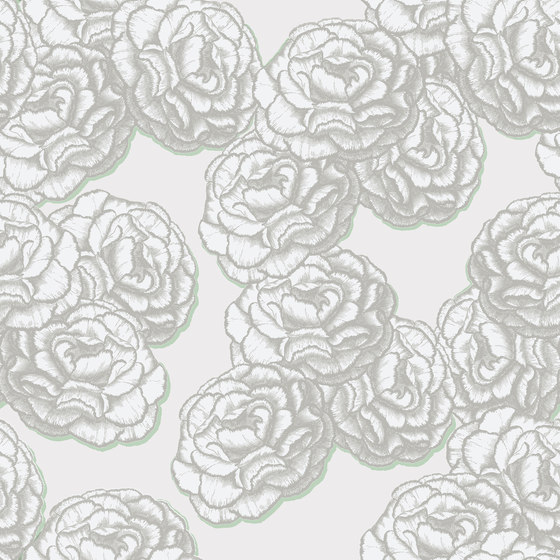Blossom - Jade | Revêtements muraux / papiers peint | Tenue de Ville