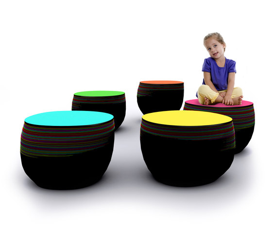 Fig Seating | Pouf | Yellow Goat Design