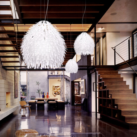 Fuzzy Thing | Suspended lights | Yellow Goat Design