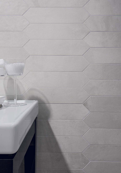 Visions Silver Soft Modulo Trapezio | Ceramic tiles | FLORIM