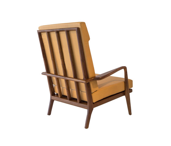Rail Back High-Back Arm Chair | Sillones | Smilow Design