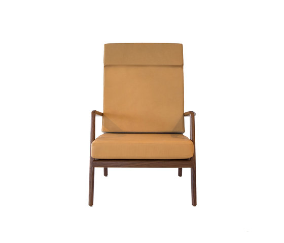 Rail Back High-Back Arm Chair | Sillones | Smilow Design