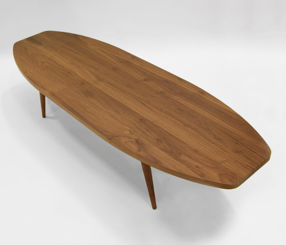Strip Top Oval Cocktail Table | Mesas de centro | Smilow Design