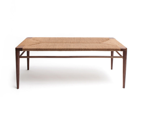Woven Rush Bench | Sitzbänke | Smilow Design