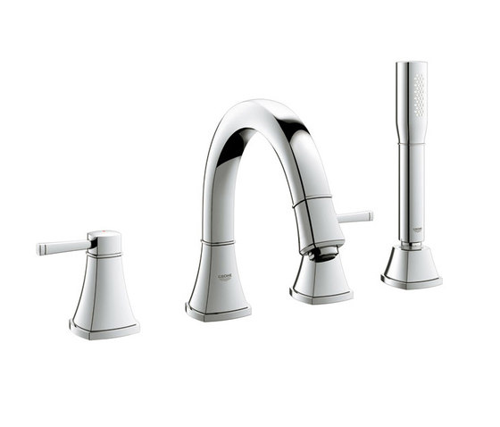 Grandera Roman Tub Filler with Personal Hand Shower | Robinetterie pour baignoire | Grohe USA