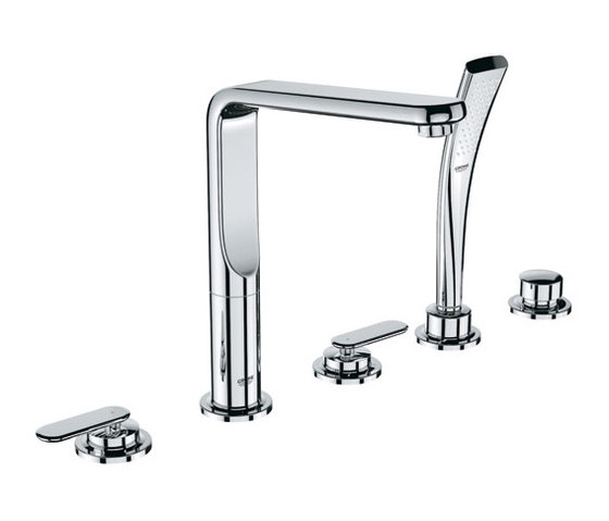 Veris Roman Tub Filler with Personal Hand Shower | Robinetterie pour baignoire | Grohe USA