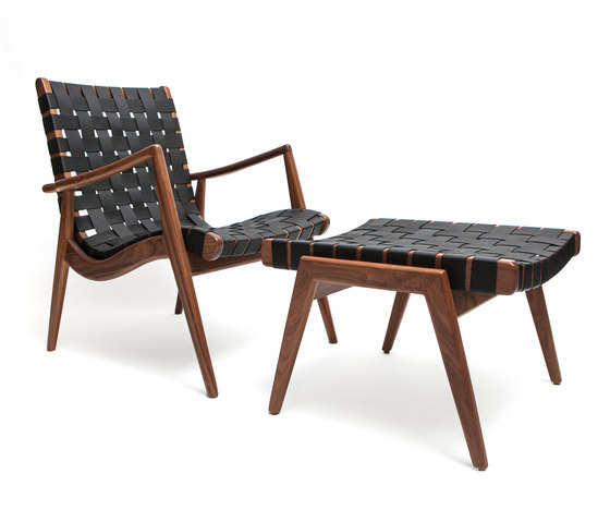 Woven Leather Armchair | Sessel | Smilow Design
