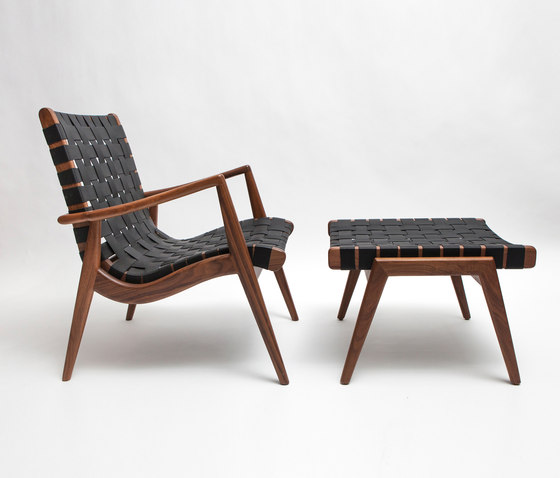 Woven Leather Armchair | Sessel | Smilow Design