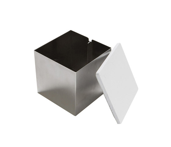 drawer organizer | steel bin with lid | Behälter / Boxen | Blu Bathworks
