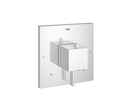 GrohFlex Cosmo Square Dual Function Pressure Balance Trim with Control Module | Grifería para duchas | Grohe USA
