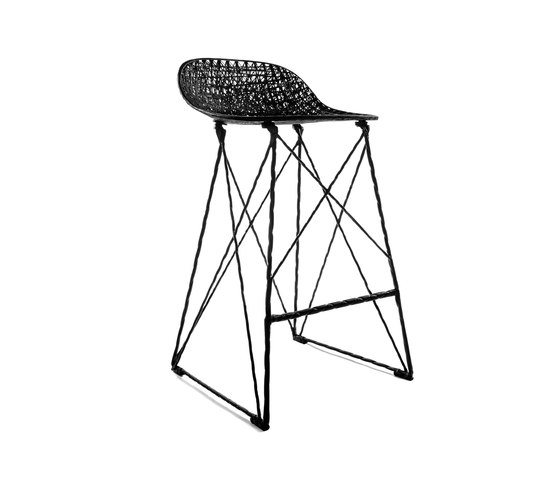 Carbon Bar Stool Low | Bar stools | moooi
