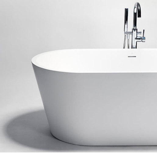coco | blu•stone™ freestanding oval bathtub | Baignoires | Blu Bathworks