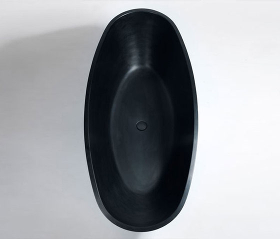 halo | blu•stone™ freestanding oval bathtub | Vasche | Blu Bathworks
