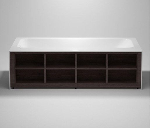 amanpuri•1 | blu•stone™ bathtub with recessed shelving | Bañeras | Blu Bathworks