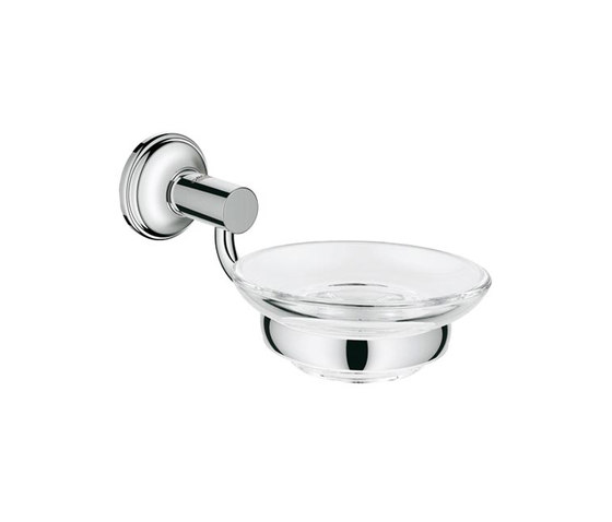 Essentials Authentic Soap Dish with Holder | Portasapone | Grohe USA