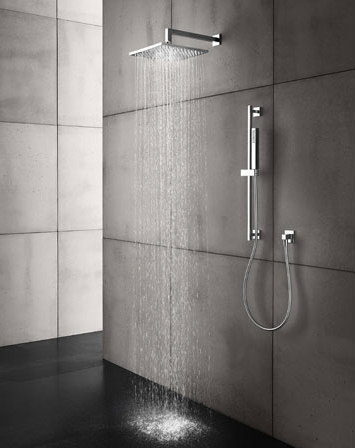 shower head  | 8" rain | Robinetterie de douche | Blu Bathworks