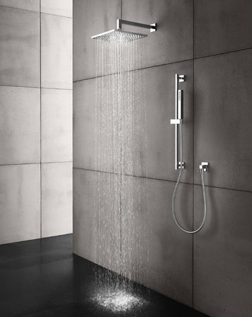 shower head  | 12" rain | Shower controls | Blu Bathworks