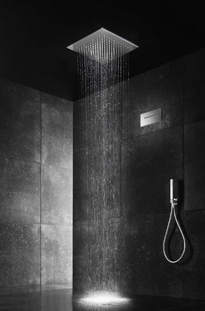 shower head  | stainless steel 19½" recessed | Shower controls | Blu Bathworks