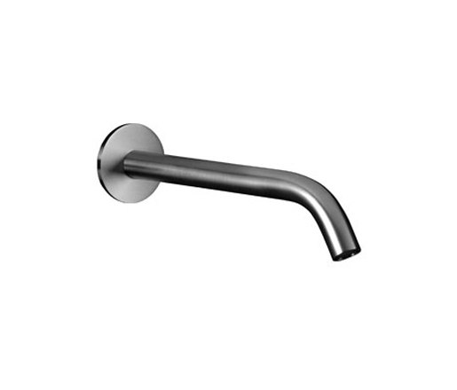 inox | stainless steel 7¾" bathtub spout | Grifería para bañeras | Blu Bathworks