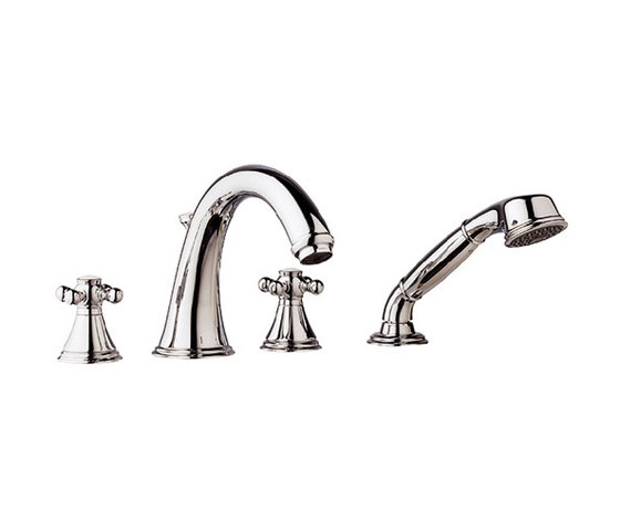 Geneva Roman Tub Filler with Personal Hand Shower | Bath taps | Grohe USA