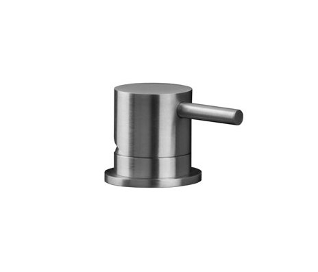 inox |stainless steel deck-mount, single-lever basin spout mixer | Grifería para lavabos | Blu Bathworks