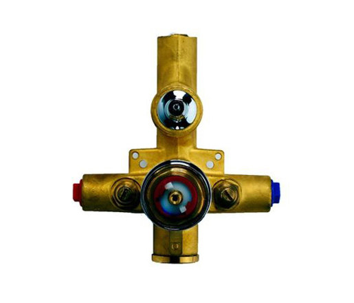 rough-in valves | ½" pressure balancing tub/shower rough-in valve with diverter | Concealed elements | Blu Bathworks