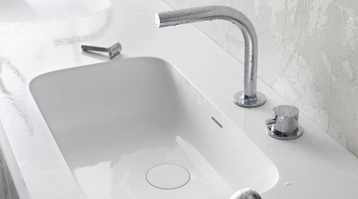 pure∙2 | two-hole deck-mounted basin mixer | Wash basin taps | Blu Bathworks