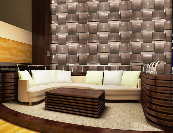 Basket Weave Wall in Classic  Khaki | Panneaux muraux | Moz Designs